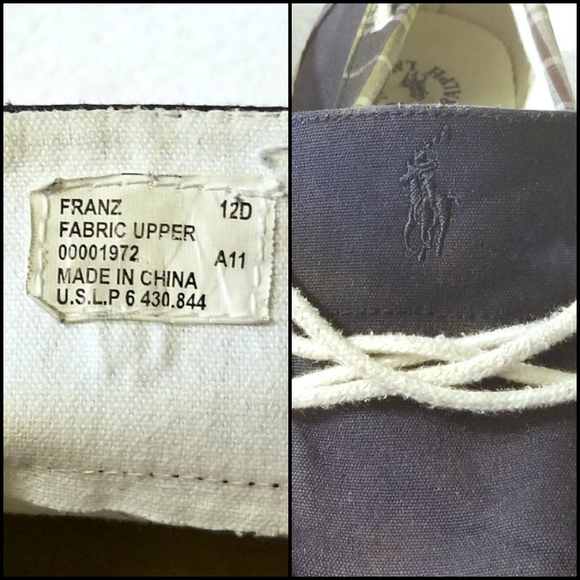 Polo Blue Franz Boat Shoes Size 12D in GUC A11 - Picture 6 of 7